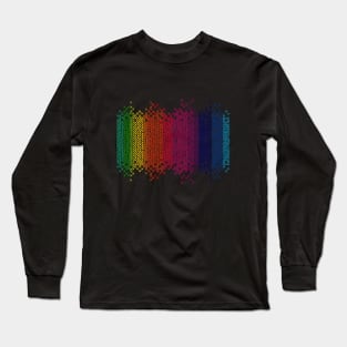 Pixel Rainbox pride love Long Sleeve T-Shirt